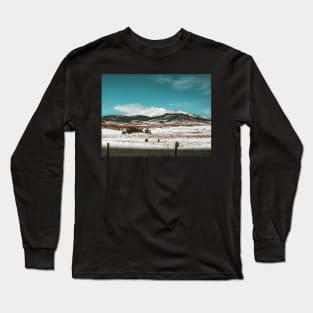 Fairplay Colorado Mountains Landscape Photography V3 Long Sleeve T-Shirt